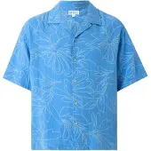 Gap Camisa azul real / blanco