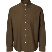 Selected Camisa 'Rick' marrón