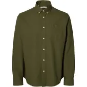 Selected Camisa 'Rick' oliva