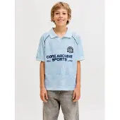 Jack & Jones Junior Camiseta 'JCOBreeze Football' navy / azul claro