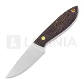 Brisa Cuchillo Bobtail 80, bison micarta, flat