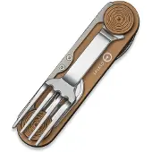 CIVIVI Partake C24032C-2, Stainless Steel, Brown Aluminum, cubiertos de exterior