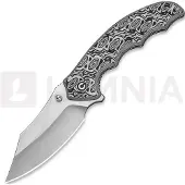 CIVIVI Navaja Pentad, Black/White Vortex Micarta, Satin