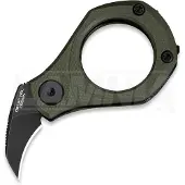 CIVIVI Navaja Pyrus, OD Green G-10, Black Stonewash