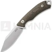 MKM Knives Cuchillo Pocket Tango 4 - Stonewash - Canvas Micarta, verde