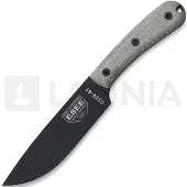 ESEE Model 6HM cuchillo bushcraft Modified Handle, funda de cuero