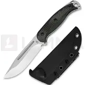 Kizer Cutlery Ursa Major 1082A3, Satin Nitro-V, Black Micarta, cuchillo fijo, diseño de Maksim Epifantsev