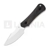 Kizer Cutlery Bone 1122A4 Stonewashed AEB-L , Stabilized Wood, cuchillo fijo, diseño de Maverick Customs