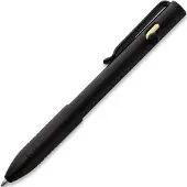 Big Idea Design Bolt Action Pen BA-DLC Black DLC Titanium, auto adjusting everyday carry pen, bolígrafo autoajustable EDC