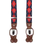 Suitable Luxe Tirantes Cuadros Rojo