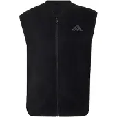 Adidas - MT Fullzip Vest - Chaleco de forro polar size XL, gris/negro