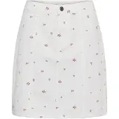 Kaffe Falda 'lora' rosa / blanco