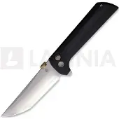 North Mountain Blade Navaja Chop 2 Button Lock Black G-10