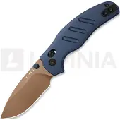 Kizer Cutlery Navaja Sheepdog C01C Elmax, Blue Aluminum, Sunset Metal PVD