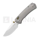 Kizer Cutlery Navaja T1 CD M390, Gray Titanium, Satin