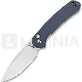 CJRB Navaja Pyrite Button Lock Blue G10