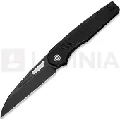 CIVIVI Navaja Guile, Black G10, Black Stonewash