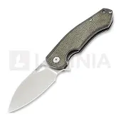 GiantMouse Navaja ACE Biblio Ti, Green Micarta Lamnia Exclusive