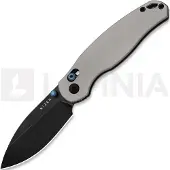 Kizer Cutlery Navaja Phoca CD 14C28N, Gray Aluminum, Black Stonewash