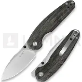 Kizer Cutlery Navaja Meteora Nitro-V, Black Micarta