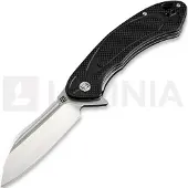 Artisan Cutlery Navaja Immortal Linerlock D2, black textured