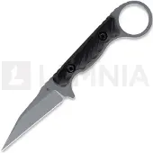 Toor Cuchillo Jank Shank W, Black G-10, Gray Gun-Kote