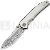 We Knife Navaja Ryson Damasteel, Gray Titanium