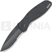 Kershaw Navaja Blur Linerlock A/O Black, hoja dentada