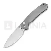 CJRB Navaja Pyrite Button Lock Titanium