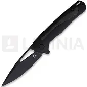 CMB Made Knives Navaja Spear Framelock CF, negro