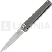 MKM Knives Navaja Flame Drop Point. sandblasted