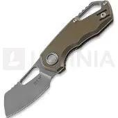 MKM Knives Navaja Isonzo M390 Cleaver, bronze anodized titanium