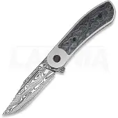 Bestech Navaja Vestige - Damasteel - Black Camo Fat Carbon