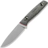 Trc knives Classic Freedom, FFG Satin Böhler M390, Black Canvas Micarta Red Liner, Kydex Sheath, cuchillo de exteriores
