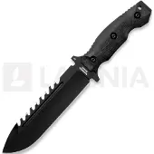 Halfbreed Blades Cuchillo Large Survival Knife, negro