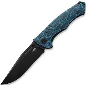 Bestech Keen II - Blackwash - G10, azul, negro