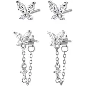 Hey Happiness Pendientes plata