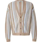 Drykorn Cárdigan 'ELDARO' beige / azul claro / marrón claro / blanco