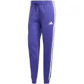 Adidas Pantalón deportivo 'ESSENTIALS 3-STRIPES FLEECE SLIM' azul violaceo / blanco
