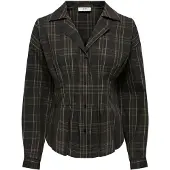 ONLY Blusa 'JDYBetty' marrón / oliva / kiwi / negro
