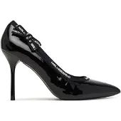 Karl Lagerfeld Zapatos con plataforma negro / blanco