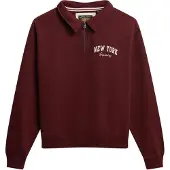 Superdry Sudadera Con Media Cremallera Athletic Collared