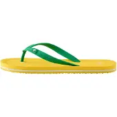 Next Sandalias de dedo amarillo / verde