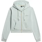 Superdry Sudadera Con Cremallera Essential Logo Cropped
