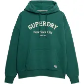 Superdry Sudadera Con Capucha Luxe Casual Embroidered Relaxed Fit