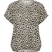 Kaffe Blusa 'KAVilia' beige / negro / blanco natural