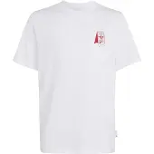 Adidas Originals Camiseta 'Foodstand' rojo carmesí / blanco