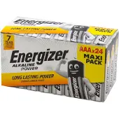 Energizer Pilas Alcalinas Aaa Powe Lr03 Maxi 24 Unidades