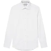 Michael Kors Camisa 'DOBBY ENGINEERD MODERN FIT SHIRT CAMICIA' blanco