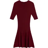 Ted Baker Vestido de punto 'Mahraa' burdeos